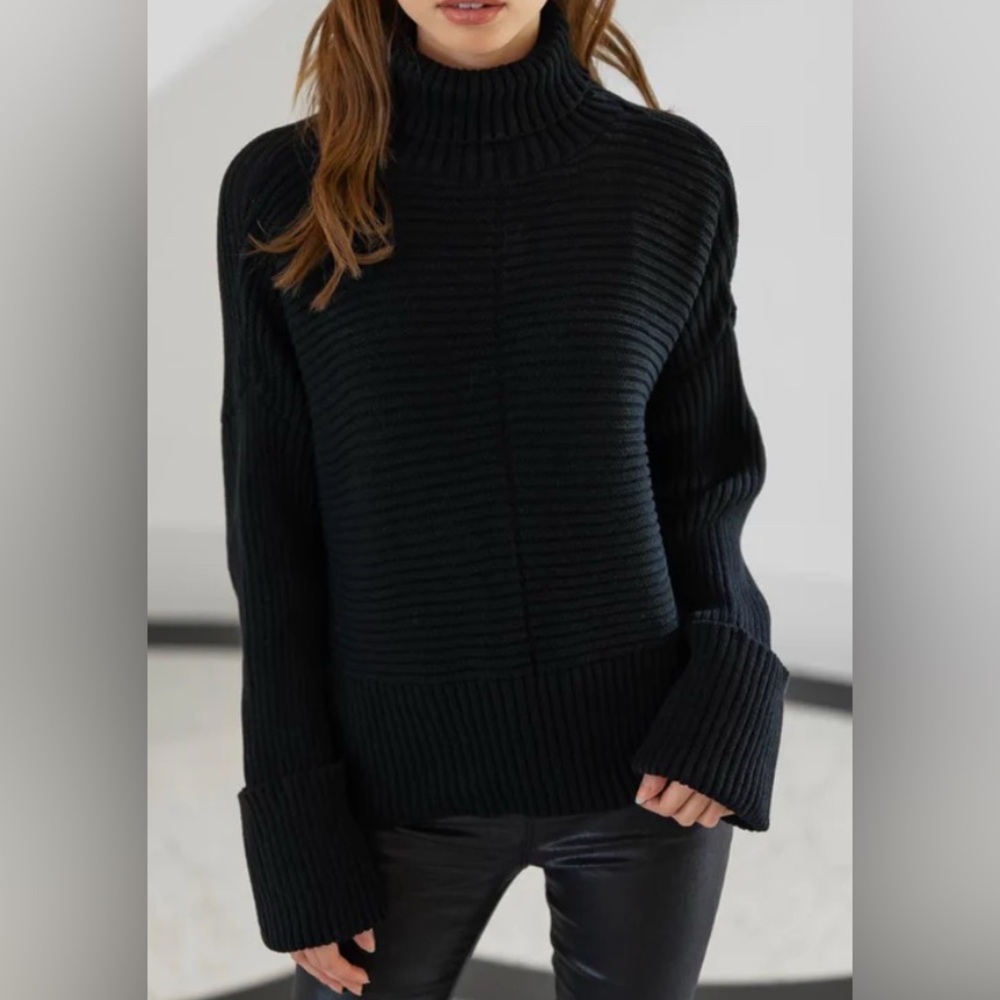CHANTELLE TUNGAYT KENDALL KNITTED ROLL NECK JUMPER - CTJ003 Women’s Size‎ M/L